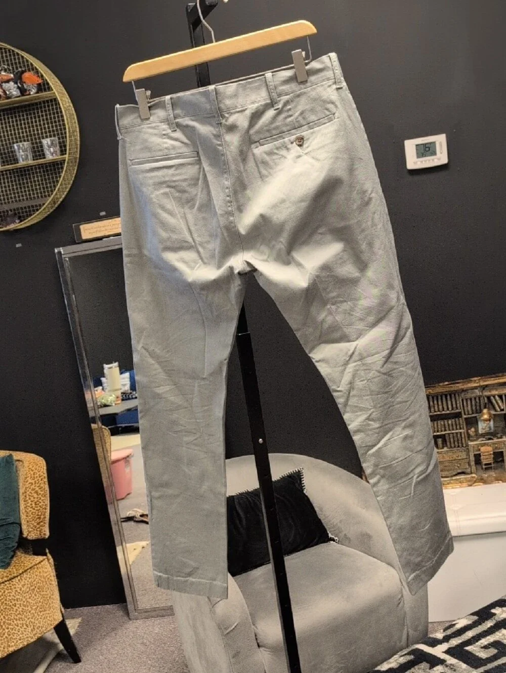 J. Crew Light Green/Gray Casual Chinos